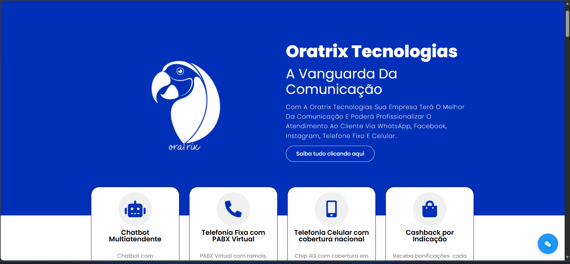 ACOMPANHAR webchat